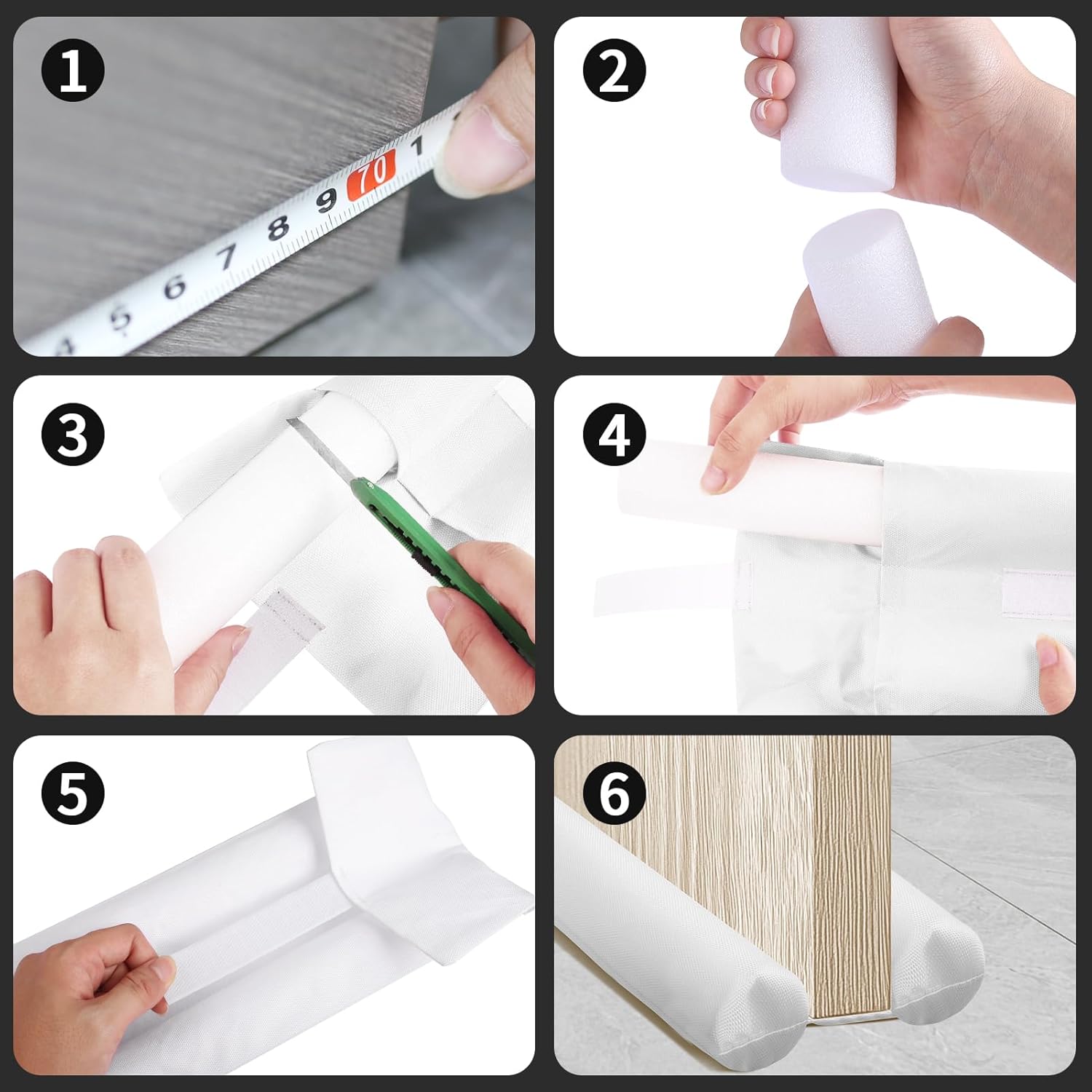 Neween Door Draft Stopper for Winter Insulation