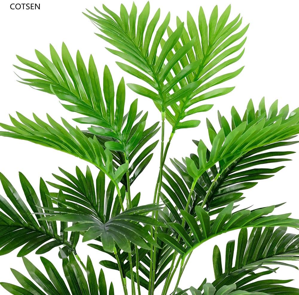 COTSEN Artificial Areca Palm Tree 30 Inch 2 Pcs Faux Plants