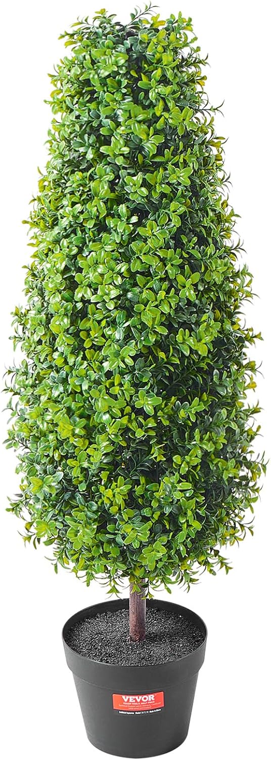 VEVOR Artificial Boxwood Topiary Tree 36 Inch 2 Pack