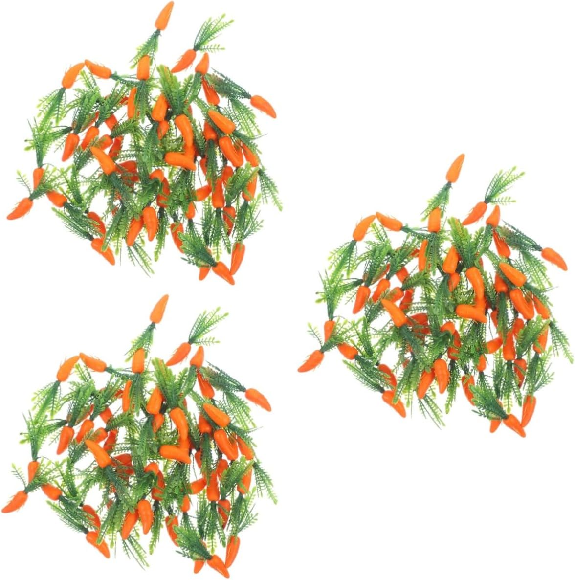 Garneck 180pcs Realistic Carrots Kitchen Decorations