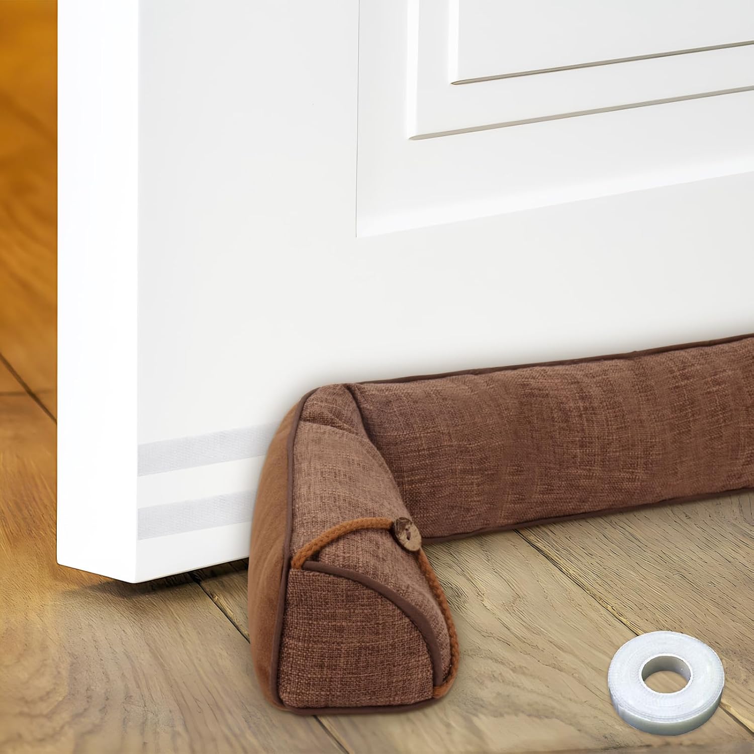 Fivebop Door Draft Stopper 36 Inch Triangle Weighted Stopper