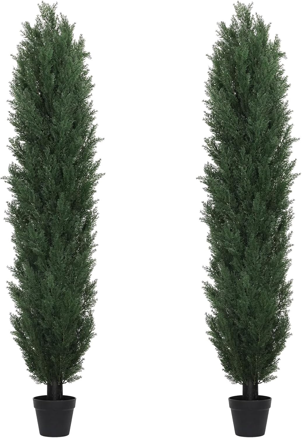 THE BLOOM TIMES 6ft Artificial Topiary Set of 2