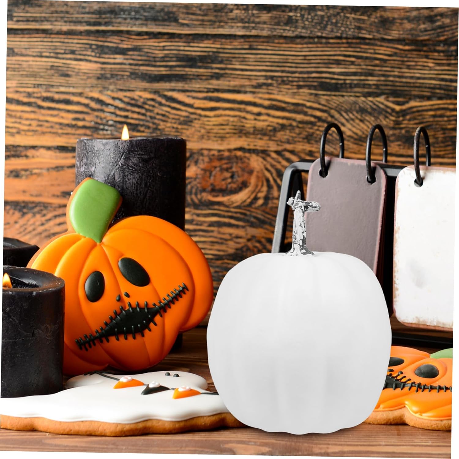 LIFKOME Artificial Pumpkin Decoration for Home and Halloween