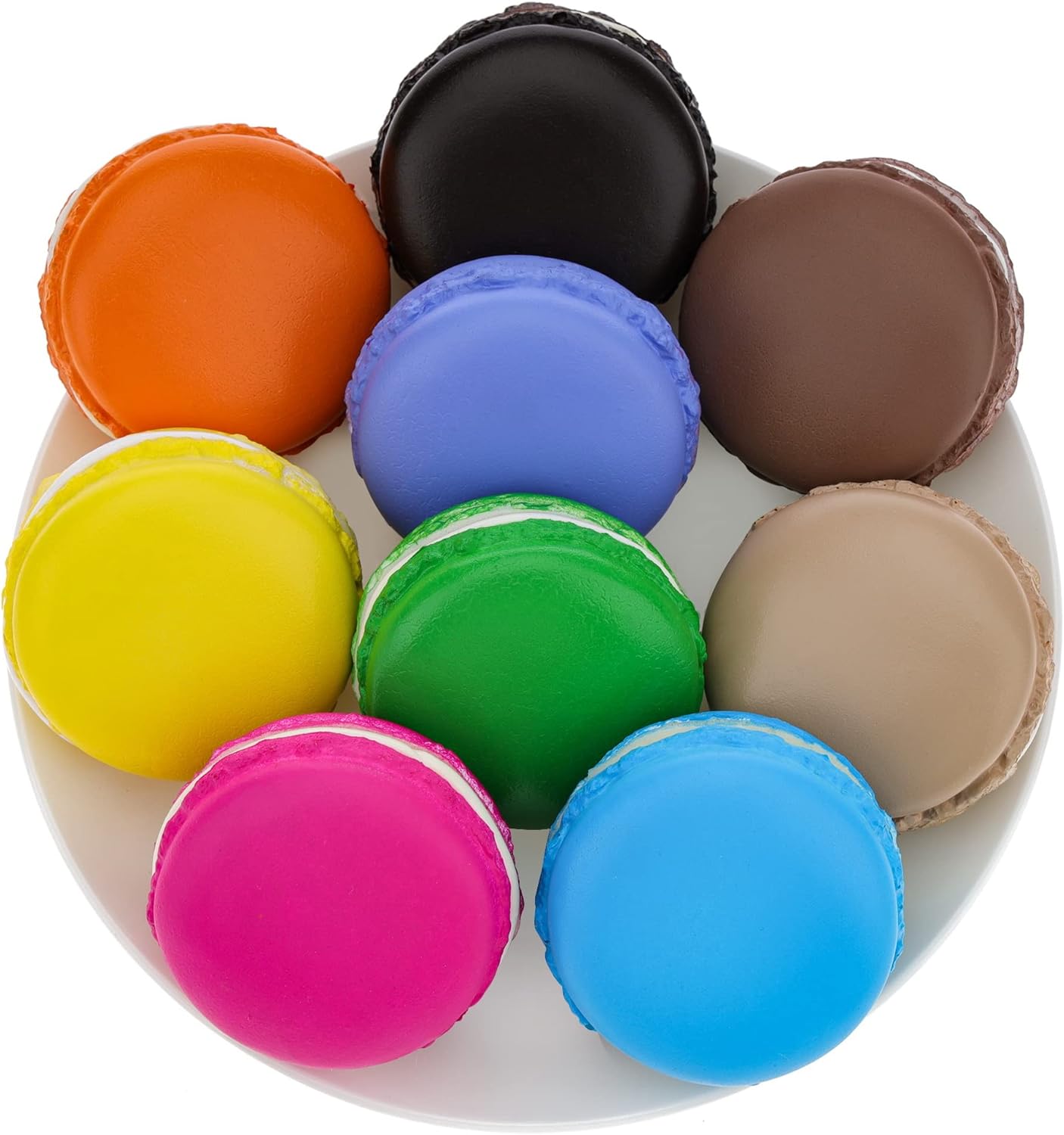 Gresorth 9PCS Fake Macaron Artificial Decorative Prop