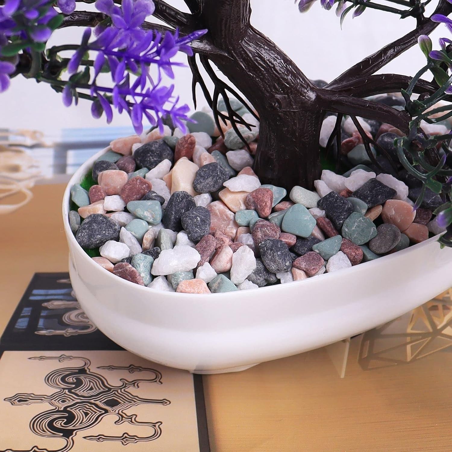 Artificial Pine Bonsai Tree Decorative Pot