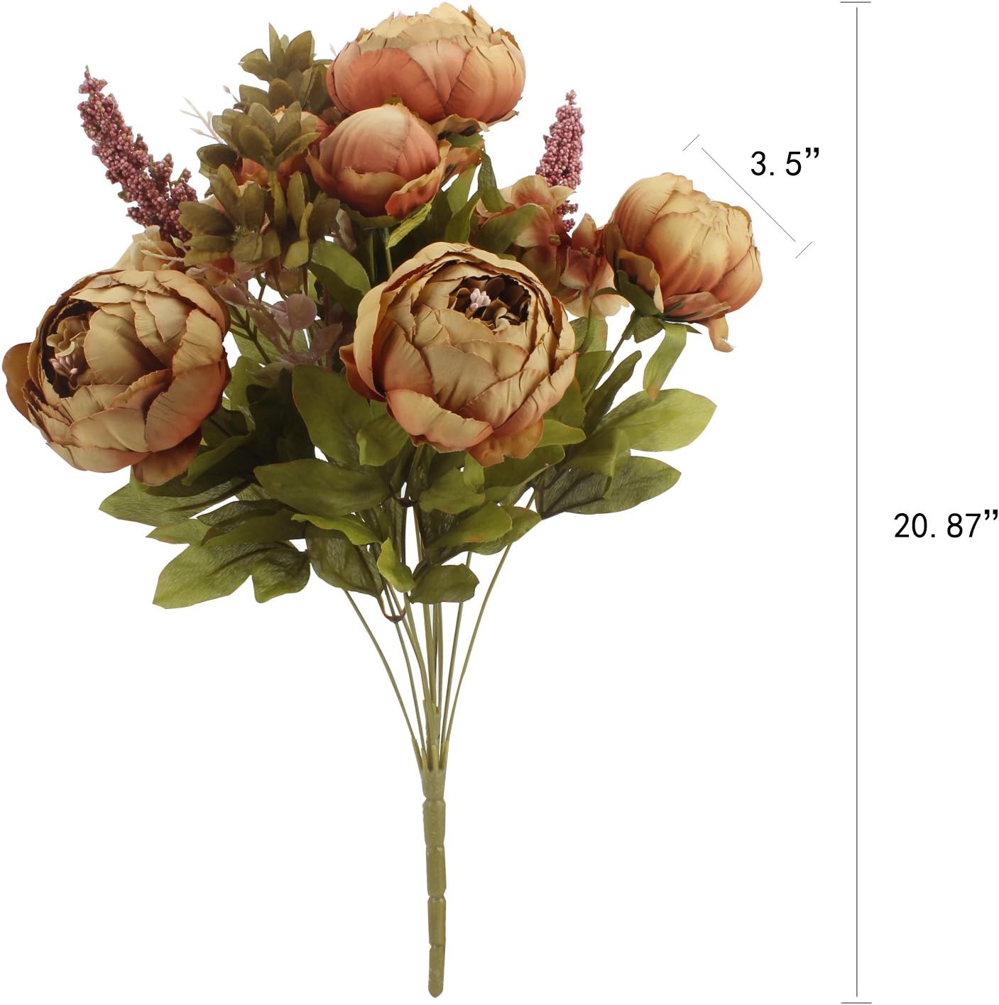 Duovlo Artificial Peony Silk Flowers Wedding Home Decor