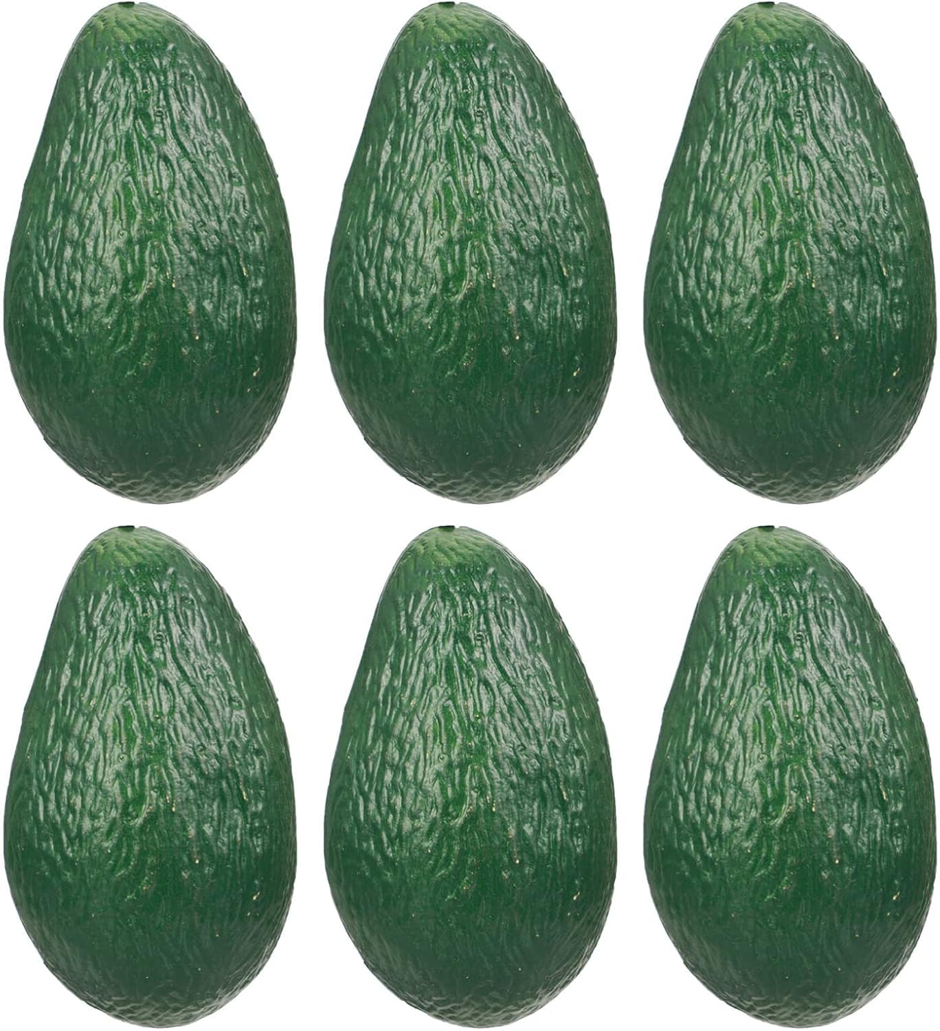 FOMIYES Plastic Artificial Avocado Set of 6