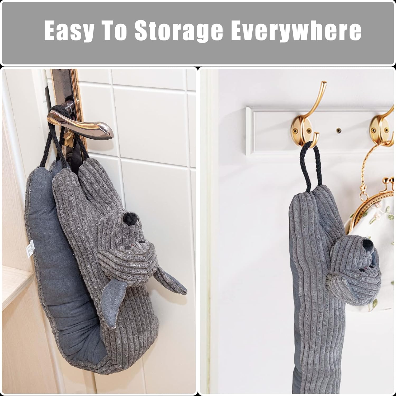 Marwood 36 Inch Grey Dog Draft Stopper