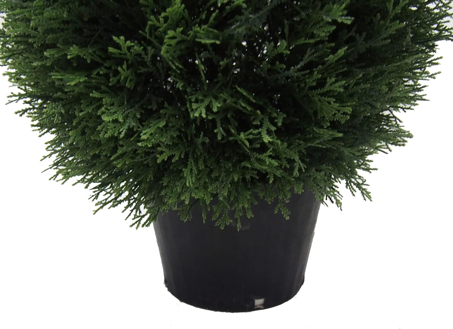 Vickerman 24 Inch Artificial Cedar Topiary Potted Bush