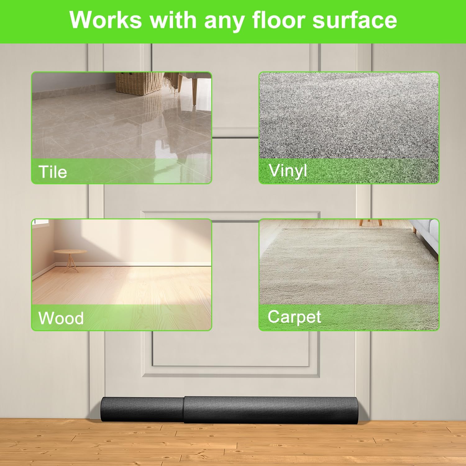 Shouken Upgrade Door Draft Stopper 30-36 Inch