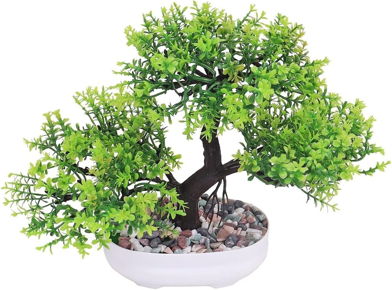 Artificial Bonsai Pine Tree Office Table Decor