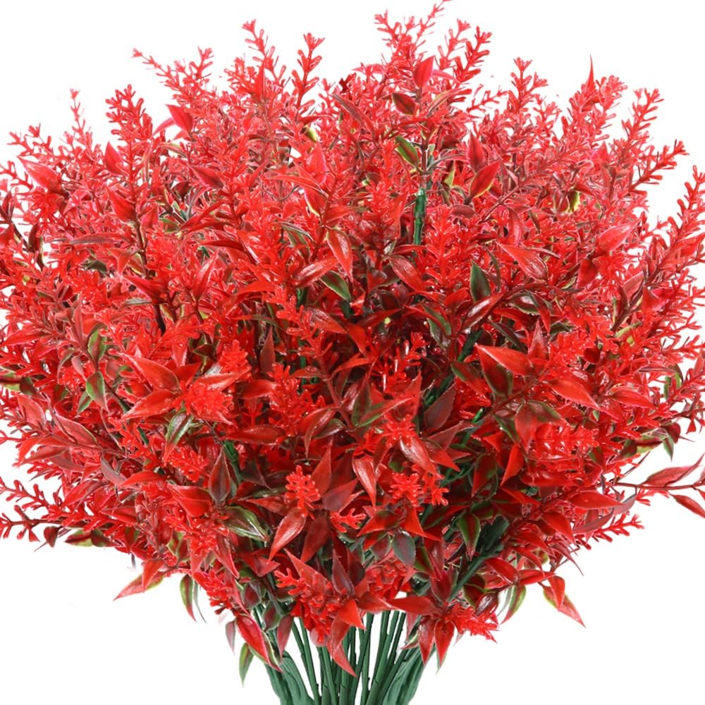KLEMOO 8 Bundles Artificial Lavender Flowers