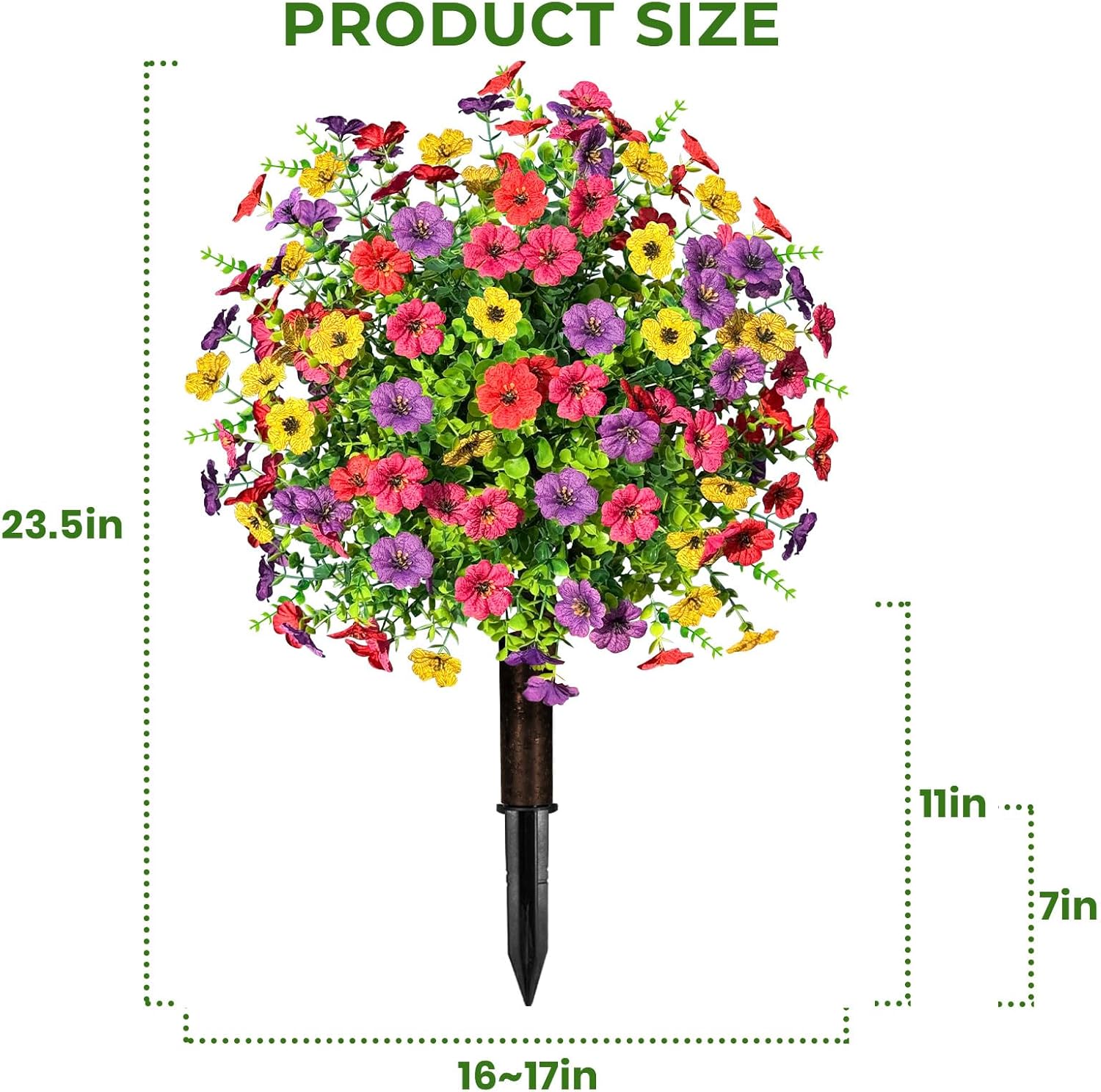 2 Pack 236 Inch Artificial Boxwood Topiary Trees