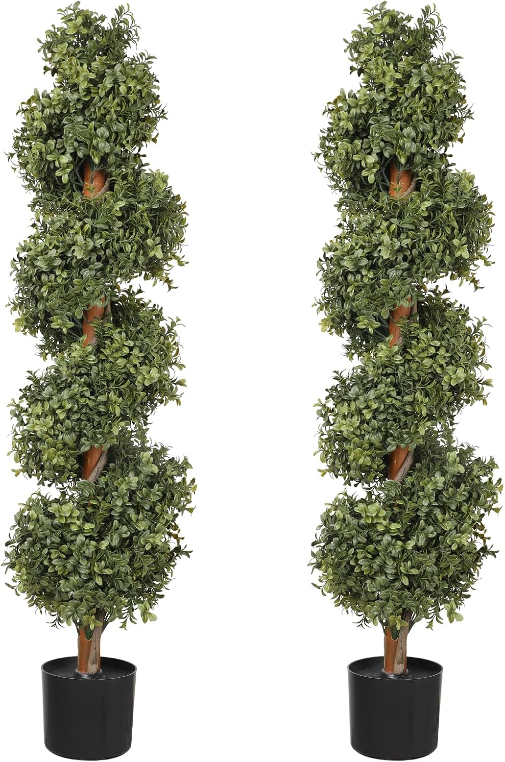 Hobyhoon Artificial Topiary Trees for Porch Garden Decor