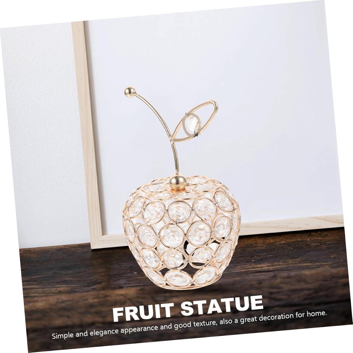 DECHOUS Crystal Fruit Adornment Desktop Decoration