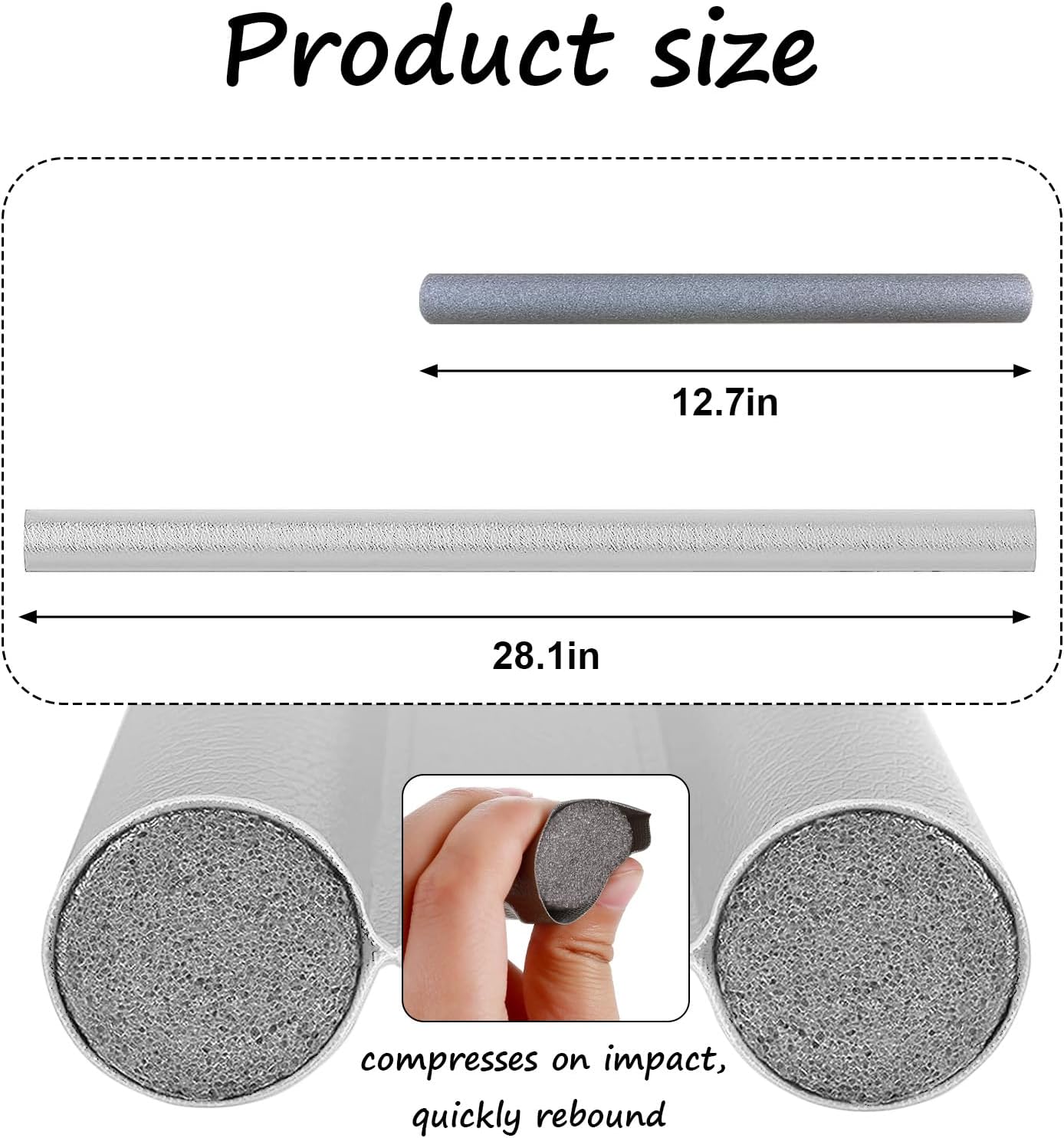 Wanheart Under Door Draft Stopper - Adjustable and Washable