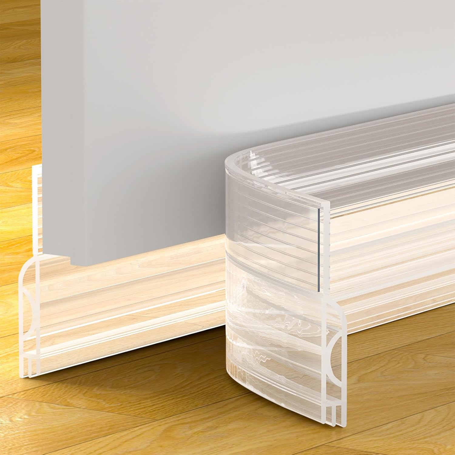 OXRQ Door Draft Stopper 78 Inch Transparent Seal