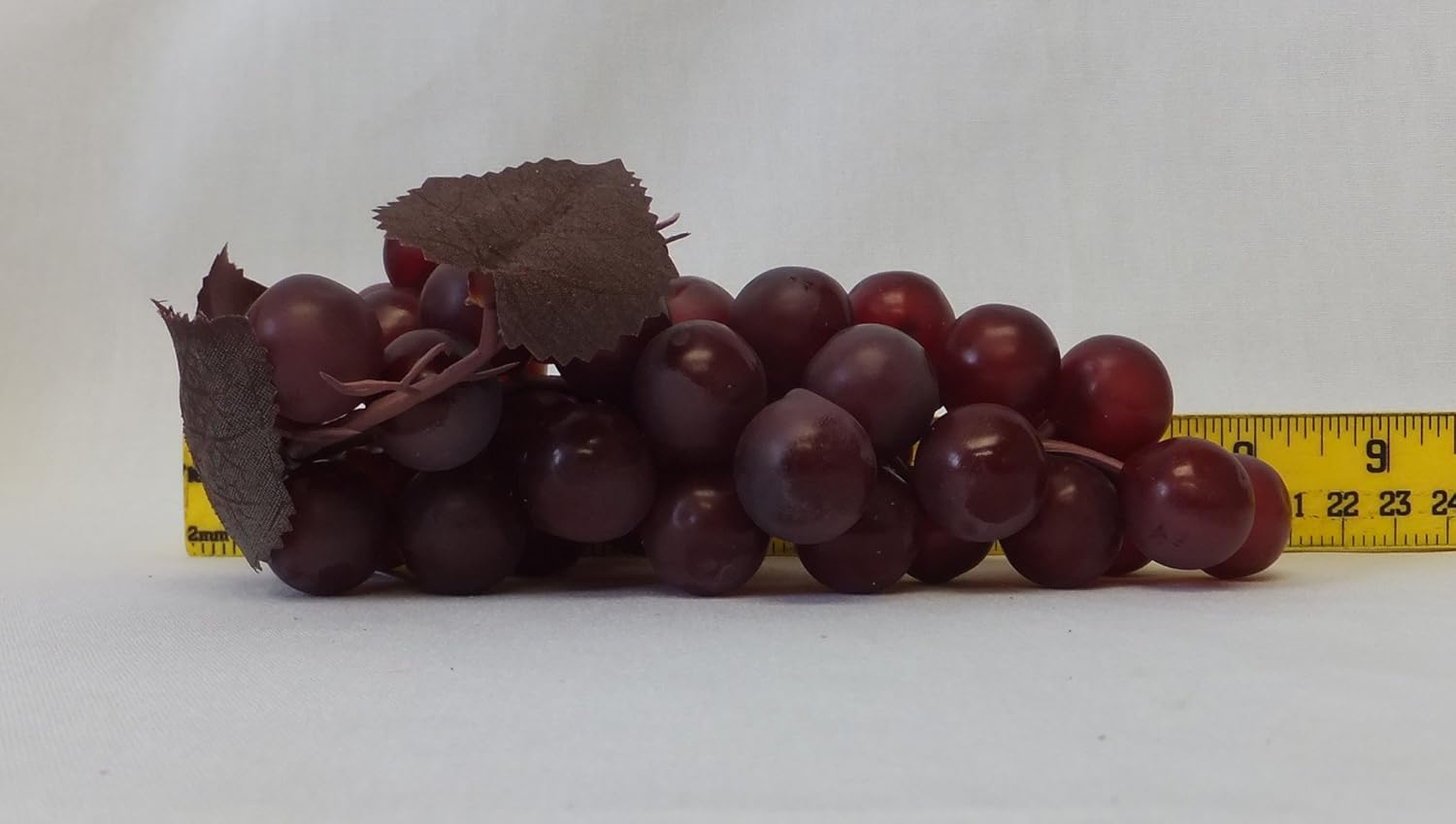 Viabella Artificial Fruits and Vegetables Grapes Burgundy