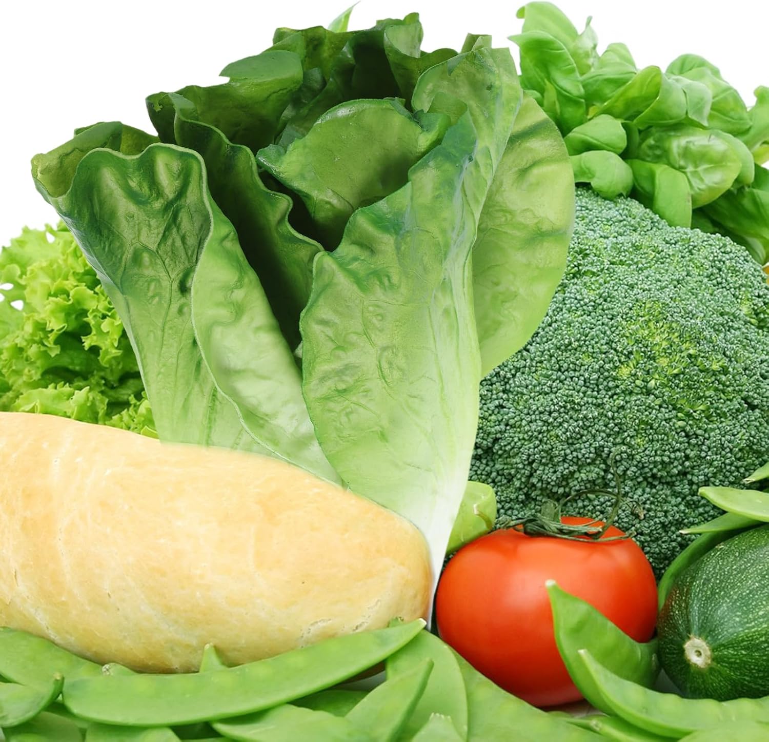 LUOZZY 2pcs Artificial Vegetable Model Fake Lettuce Decoration