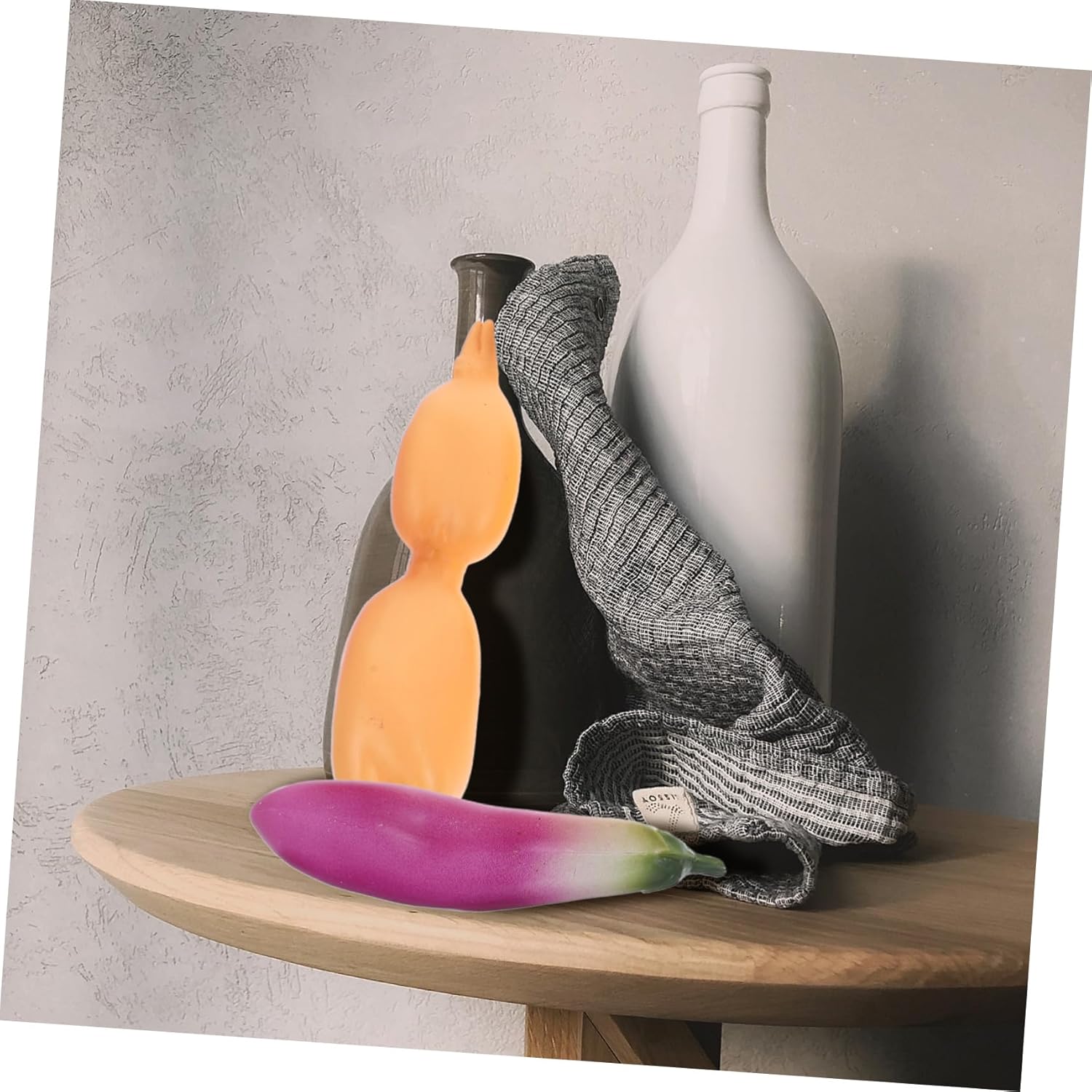 12pcs Lifelike Vegetable Models for Display and Photography