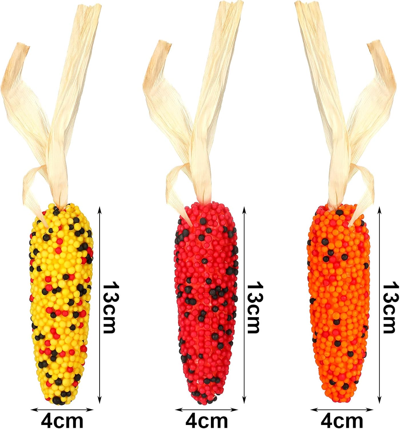 9 Piece Thanksgiving Fake Corn Decor Set 3 Styles
