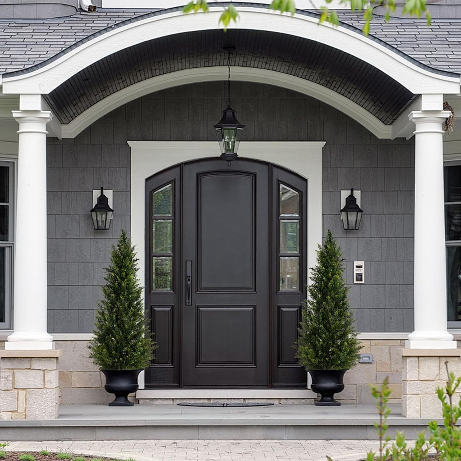 Outdoor Artificial Cedar Topiary Tree 5ft