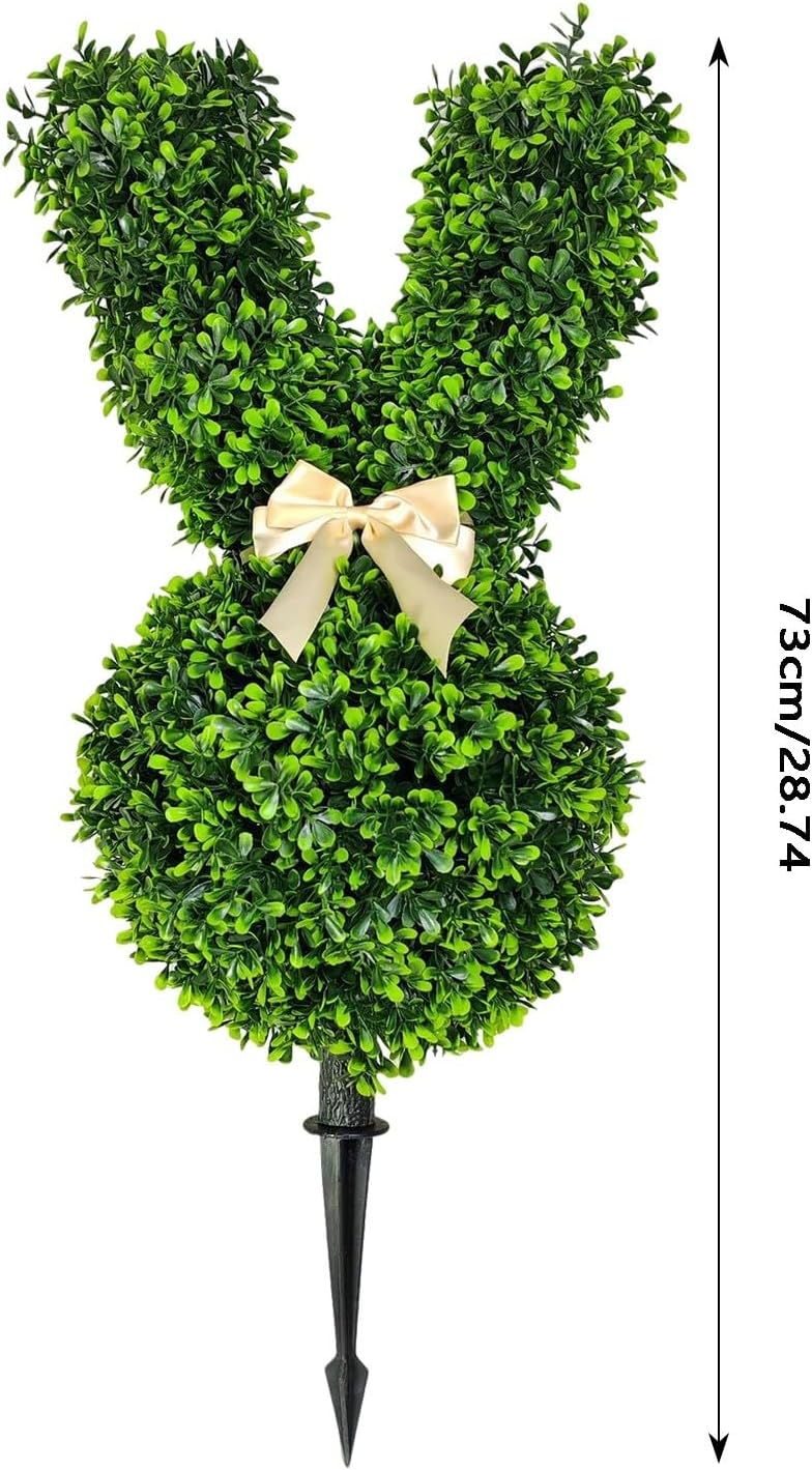 Easter Bunny Artificial Topiary Tree Decor