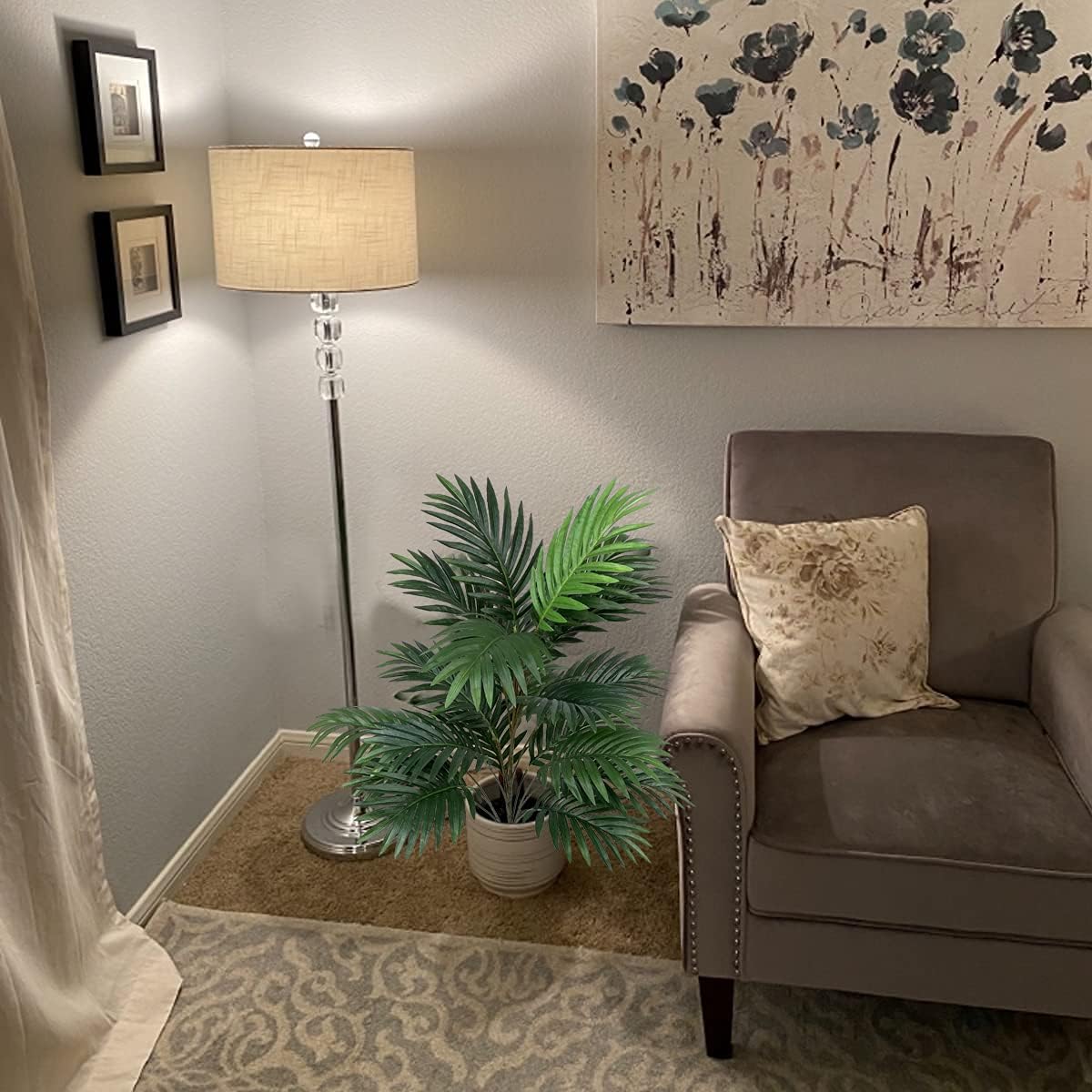 Beebel Artificial Palm Tree 30 Inch UV Resistant Decor