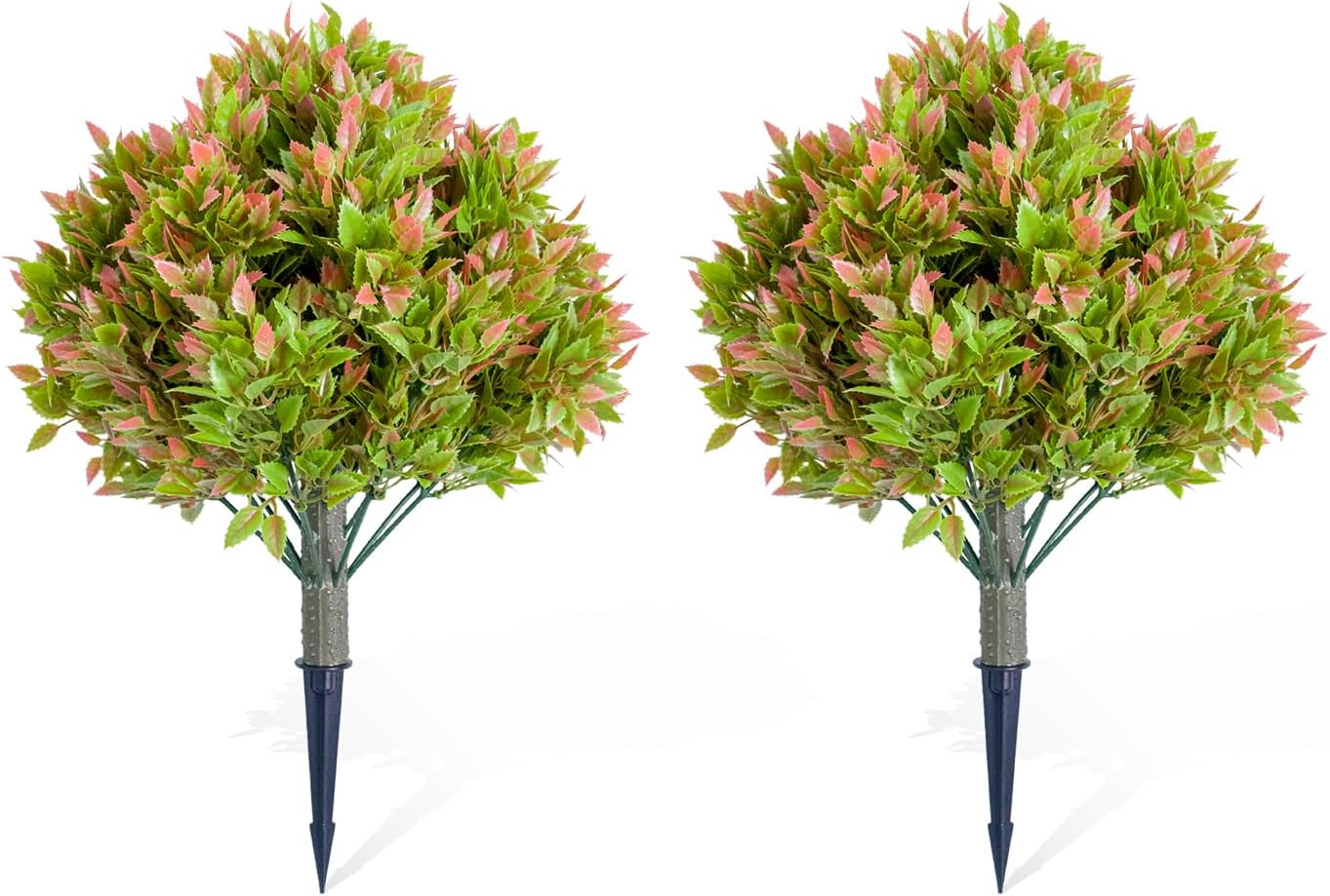 GarveeHome 236 Inch Artificial Topiary Tree Set of 2
