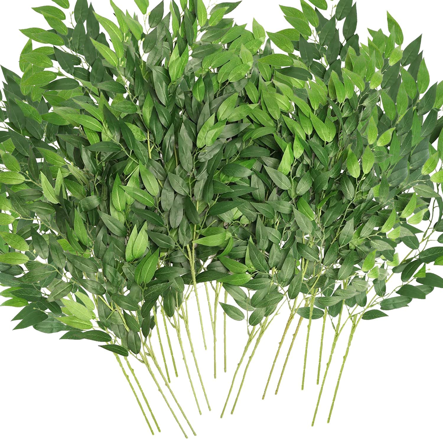Artificial Italian Ruscus Greenery Stems 10 Pack