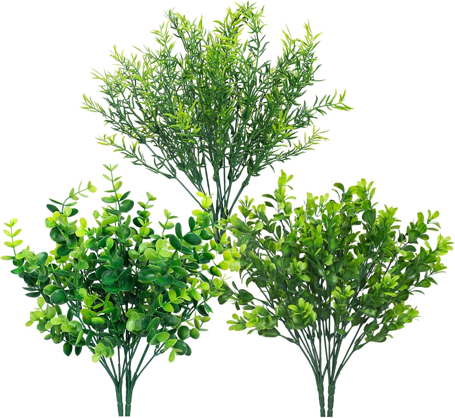 Ouddy Decor 6 Bundle Artificial Greenery Set