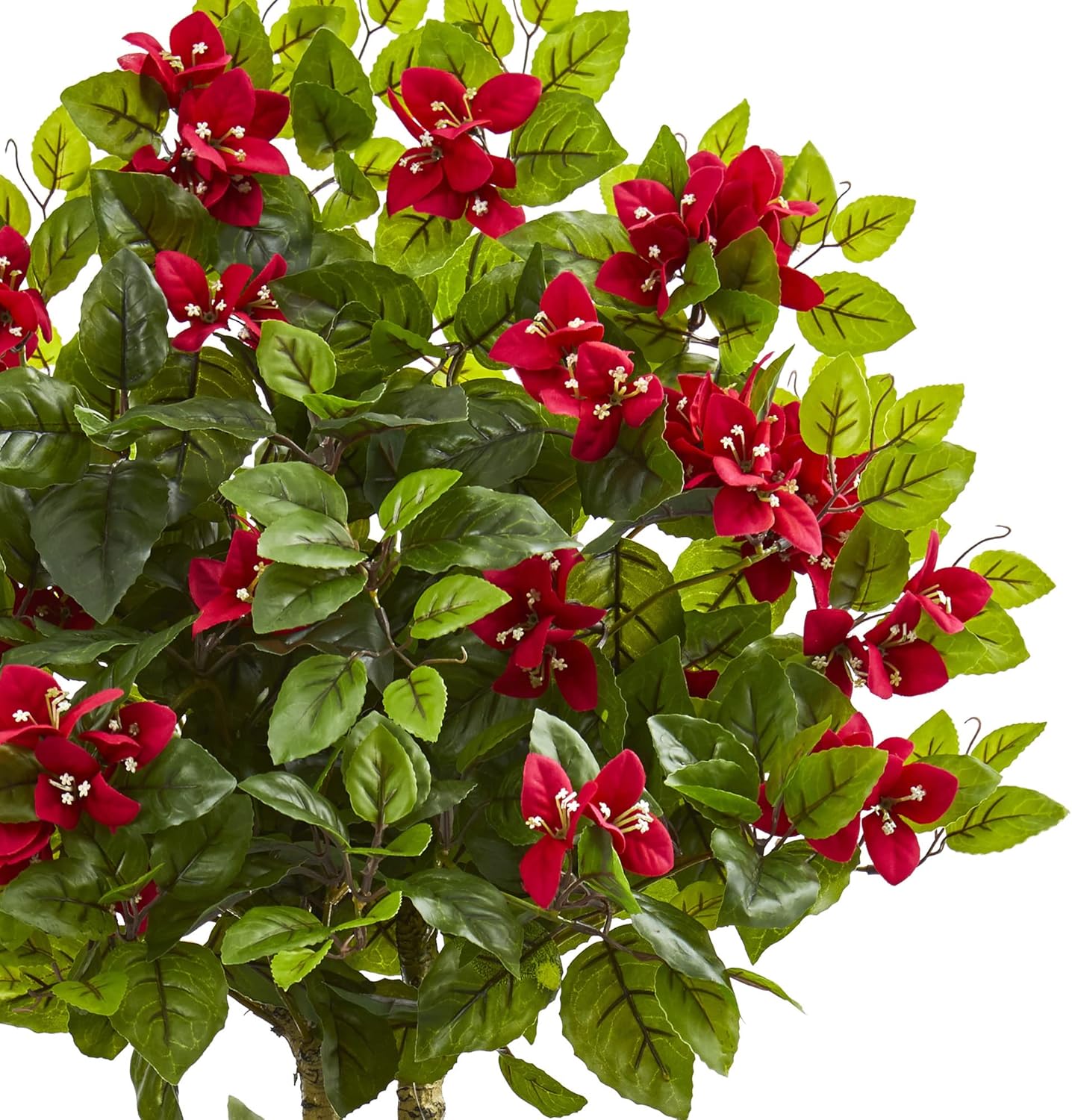 Nearly Natural 4ft Double Bougainvillea Artificial Topiary Tree
