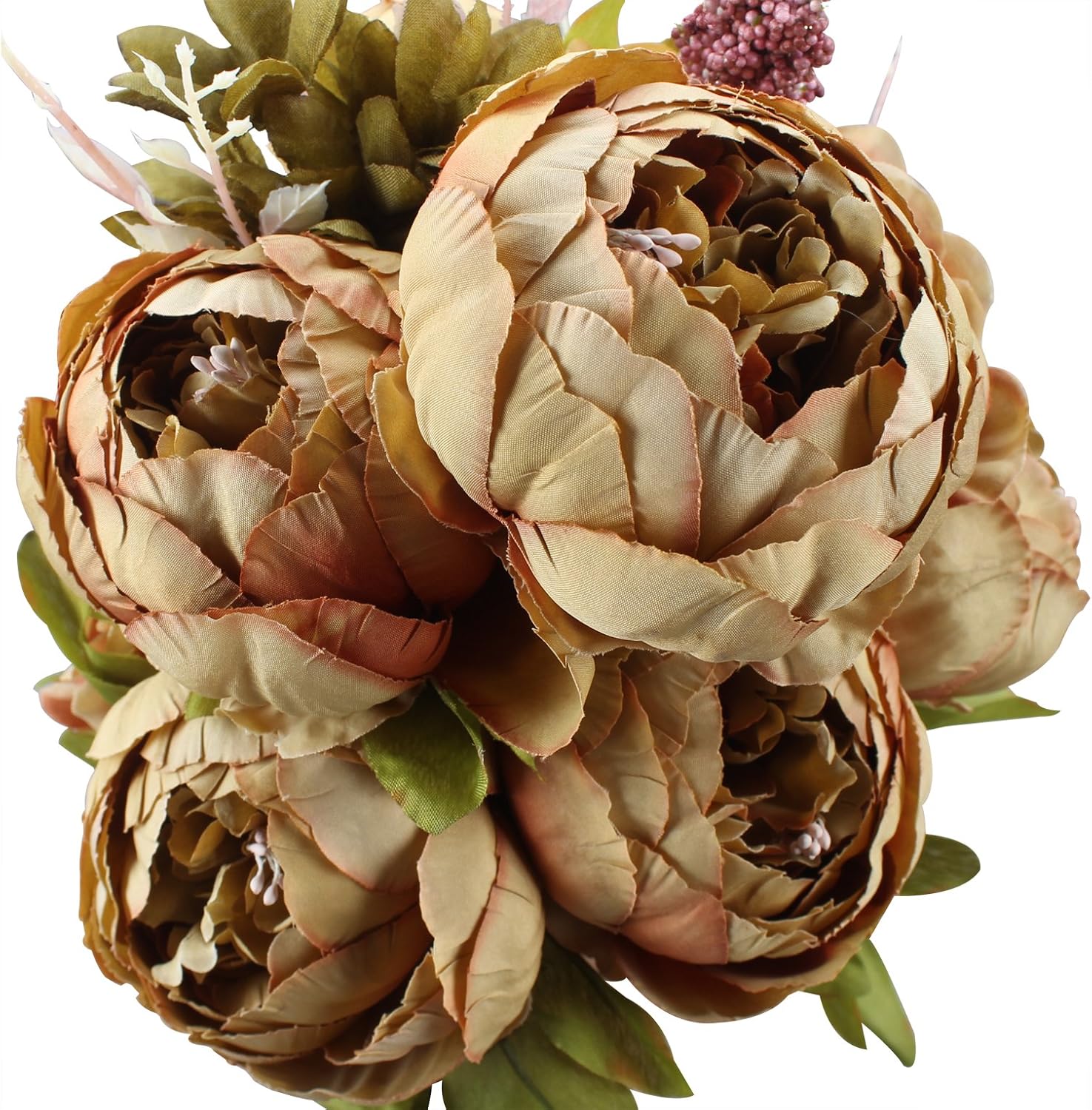 Duovlo Artificial Peony Silk Flowers Wedding Home Decor