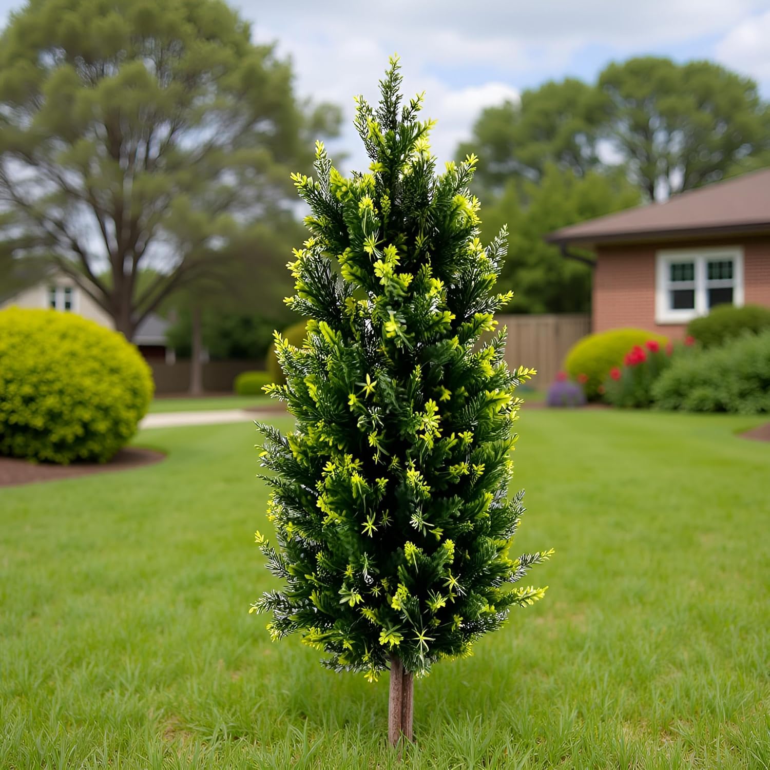 Fonyick Artificial Cypress Topiary Tree Set of 2
