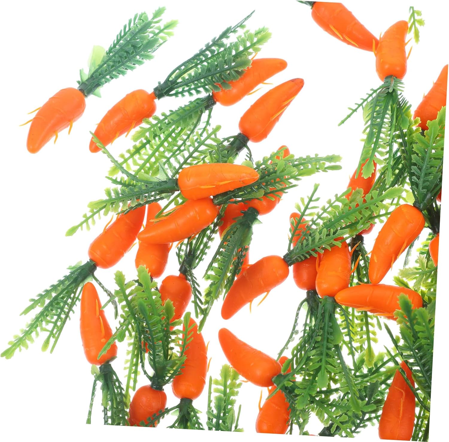 Garneck 180pcs Realistic Carrots Kitchen Decorations