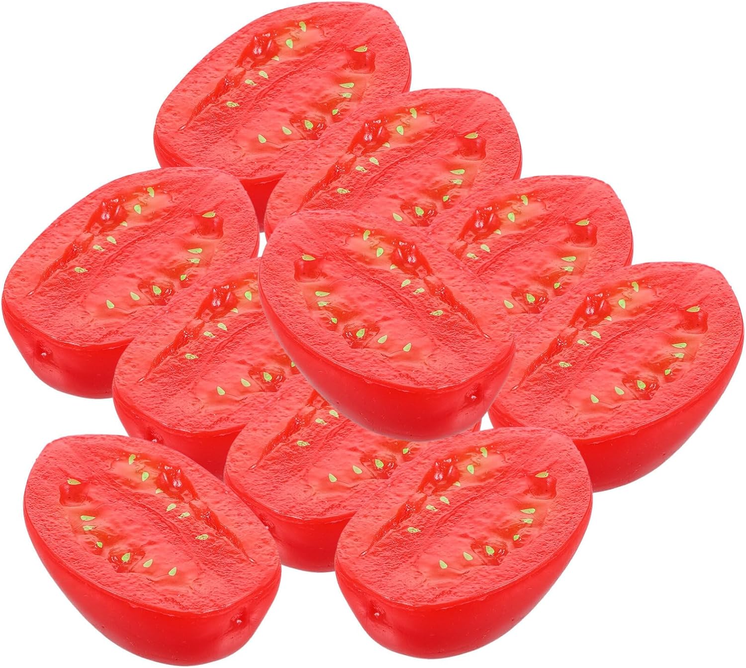 TOYANDONA 10PCS Lifelike Cherry Tomato Artificial Decor Models