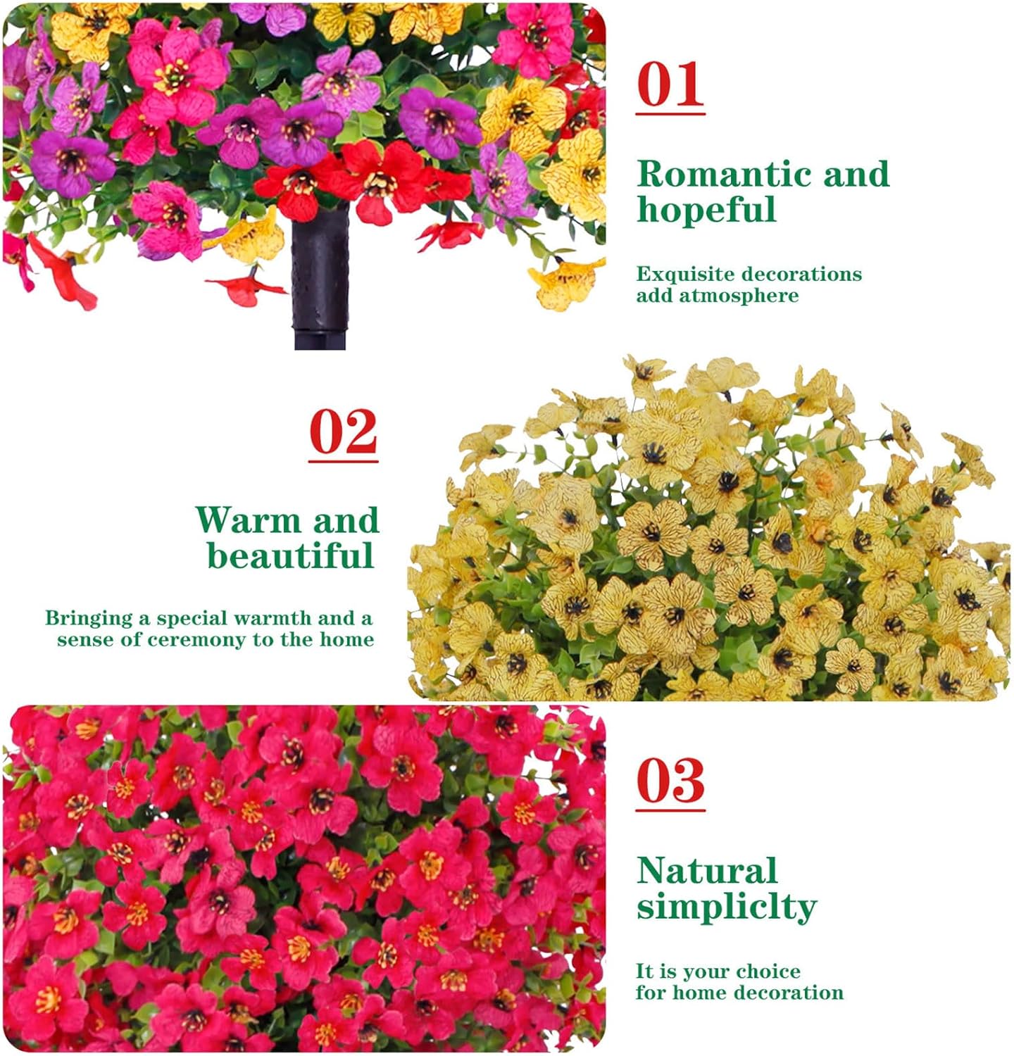 23in Artificial Violet Ball Topiary Trees Set of 2