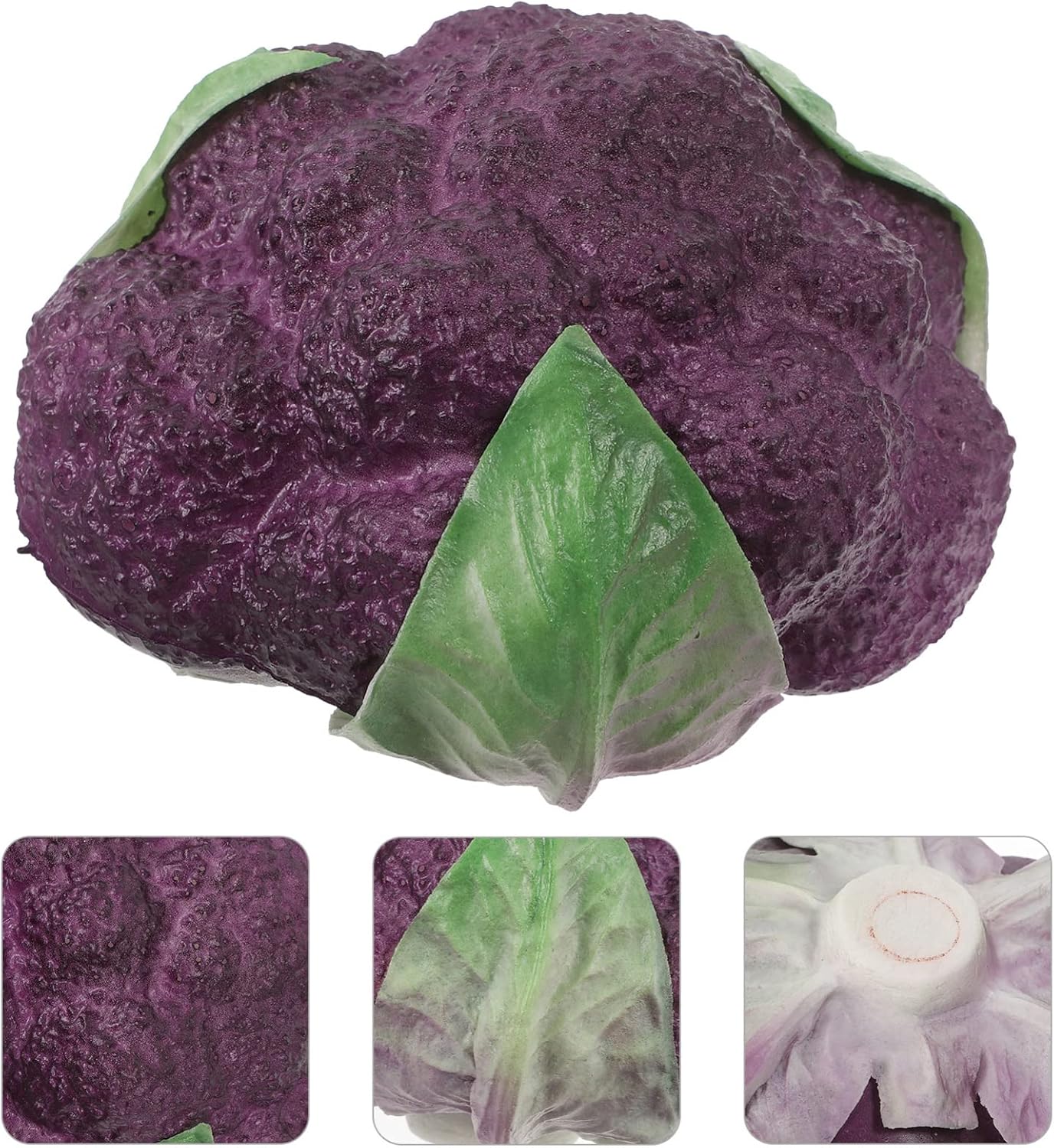 HOMSFOU Artificial Broccoli Decoration for Home Kitchen Photography Props