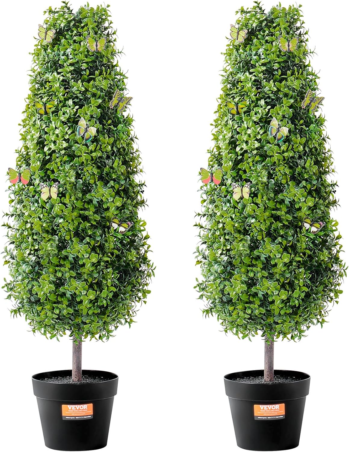VEVOR Artificial Boxwood Topiary Tree 36 Inch 2 Pack
