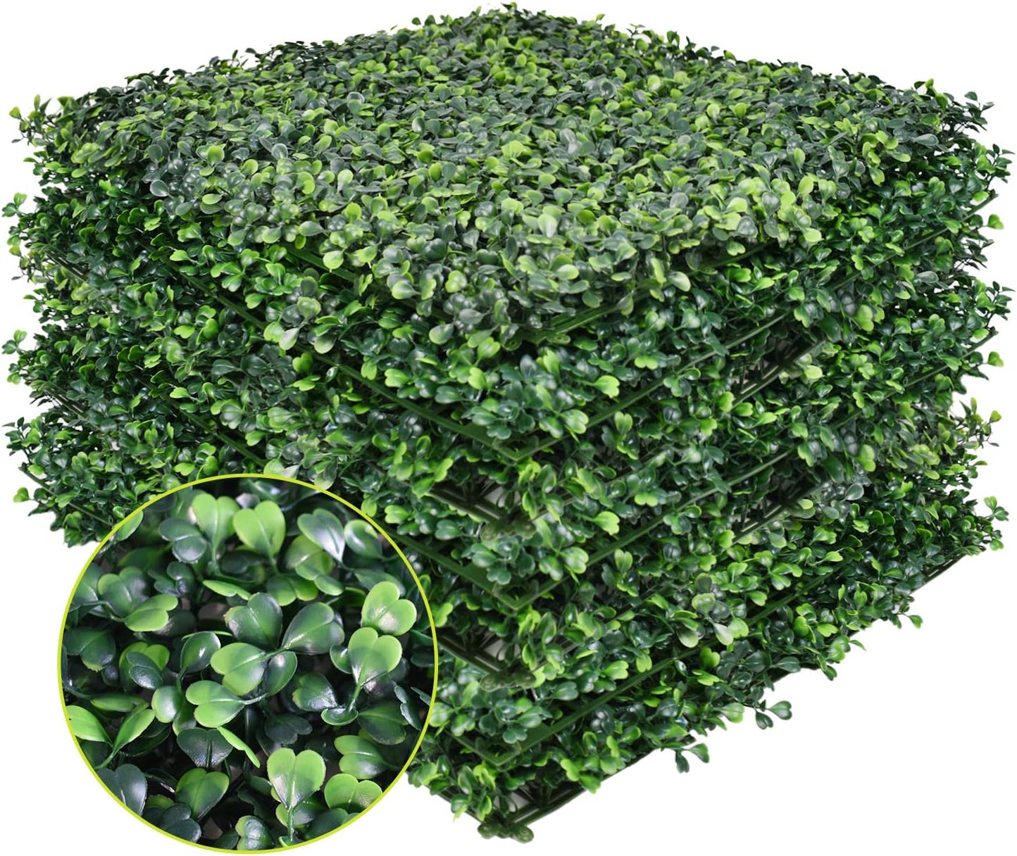 Panda House Boxwood Hedge 24 Pcs Artificial Topiary Set