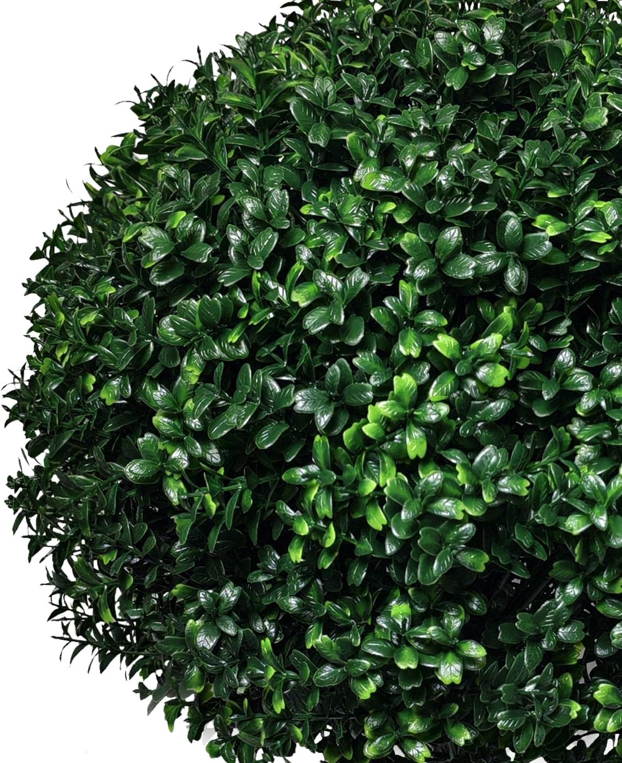 Set of 2 Artificial Boxwood Topiary Trees 245 Inch Tall