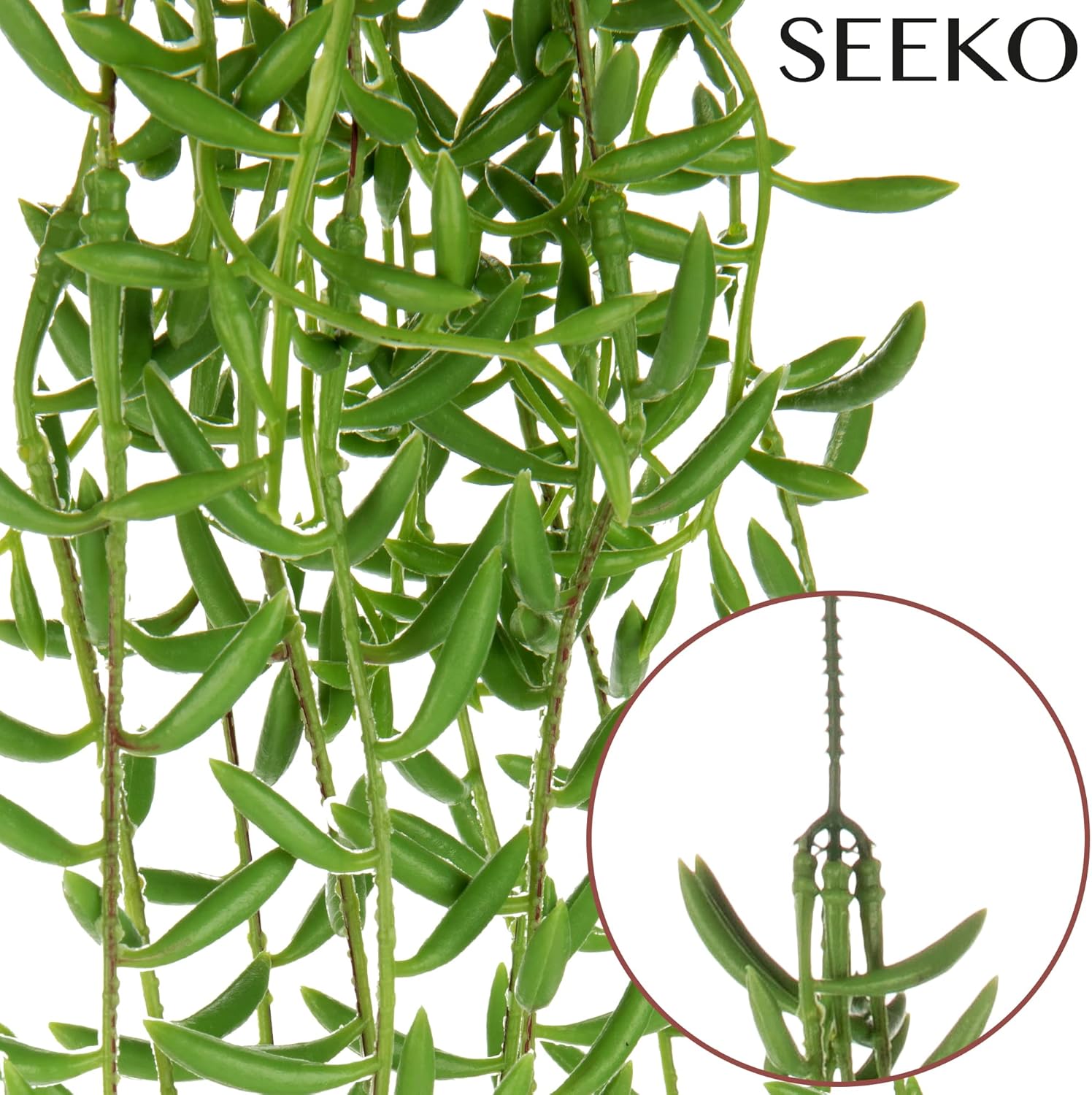 SEEKO Succulents Extra Large Fake Seaweed 33 Long Pack of 2