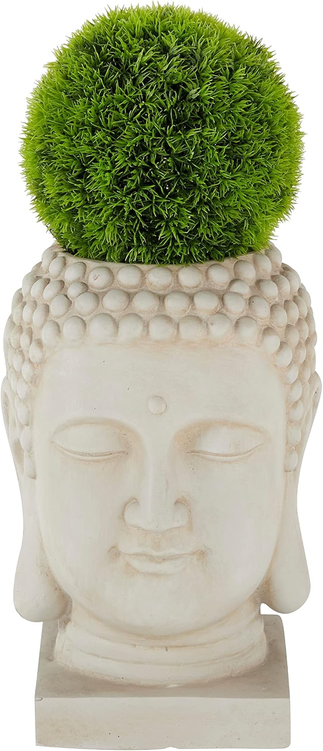 CosmoLiving Faux Foliage Boxwood Topiary Artificial Plant