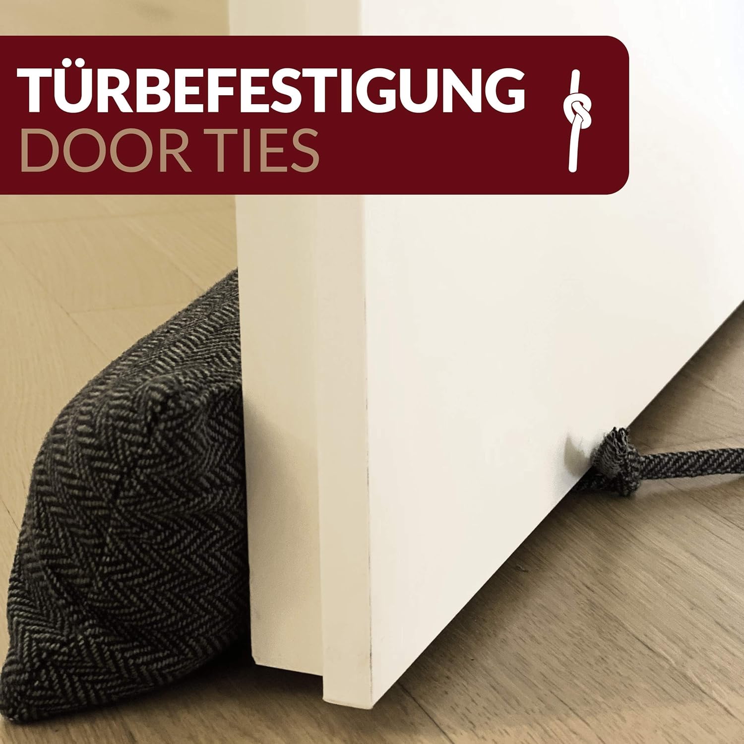 Praknu Door Draft Stopper 35 Inch Weighted