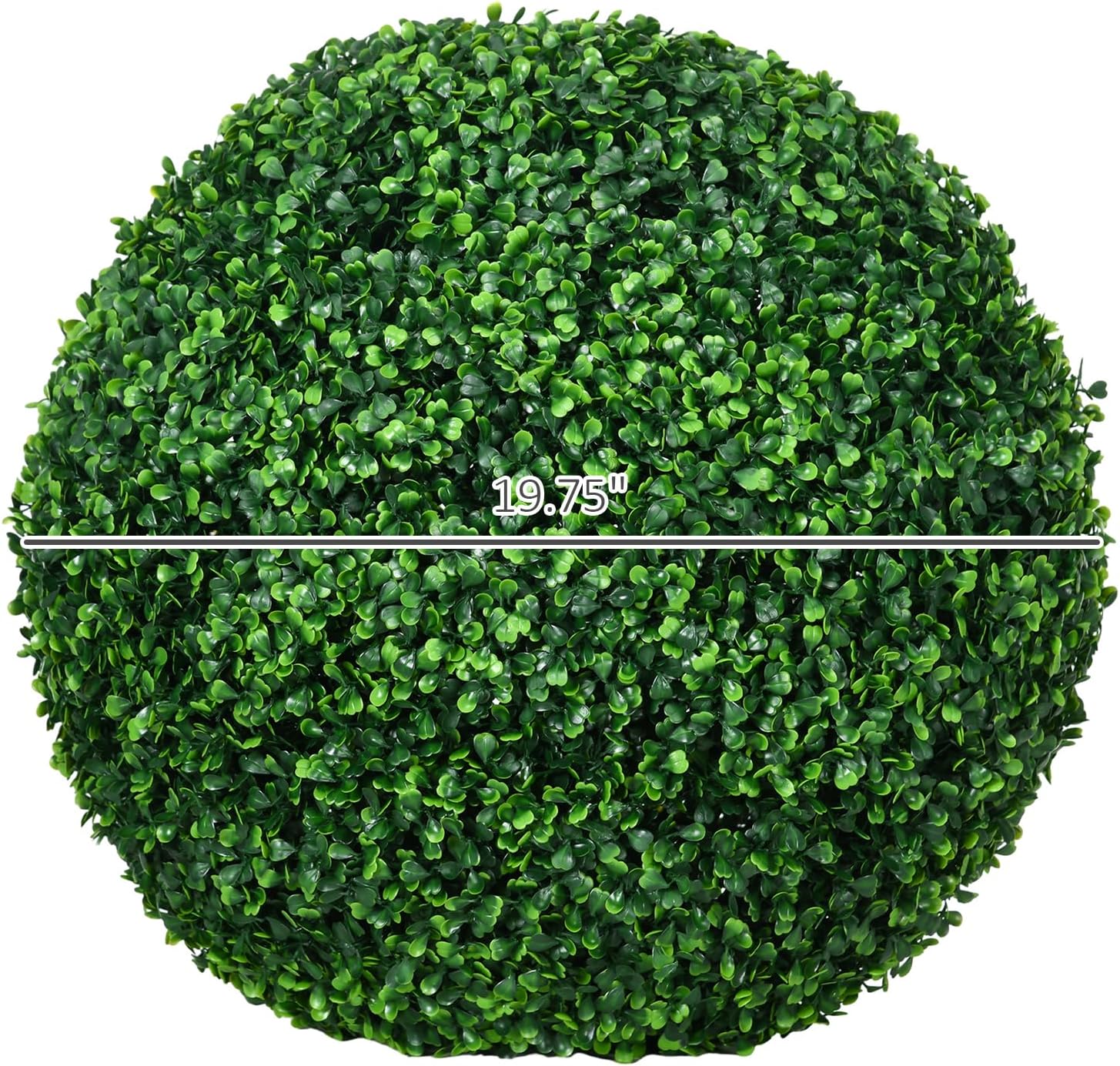HOMCOM Artificial Boxwood Topiary Ball Set of 2