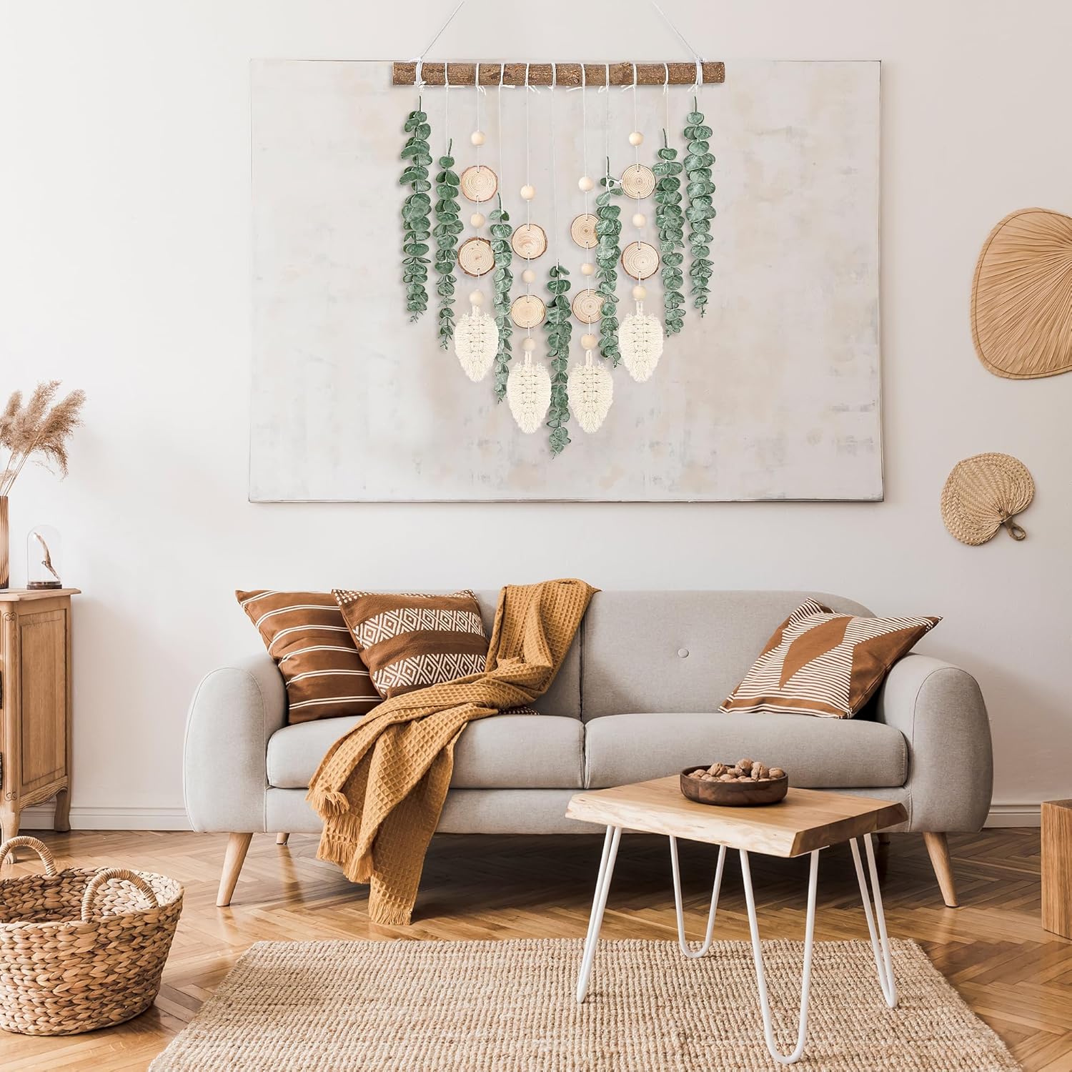 21 Inch Eucalyptus Wall Hanging Decor
