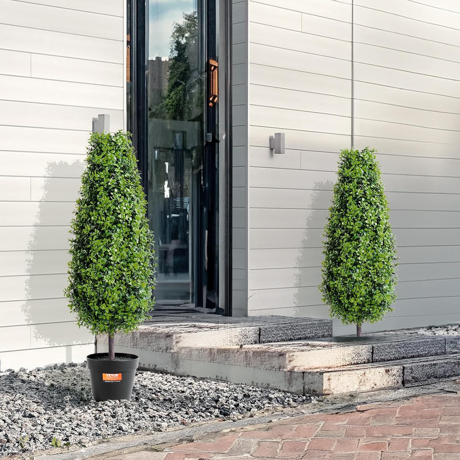 VEVOR Artificial Boxwood Topiary Tree 36 Inch 2 Pack