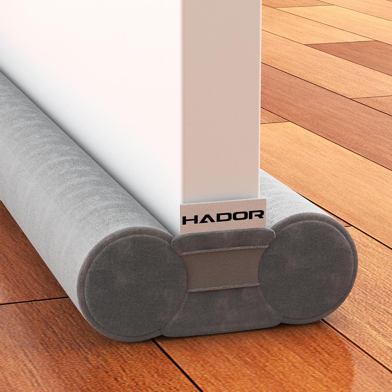 HADOR Door Draft Stopper 36 Inch Under Door Gap Sealer Grey