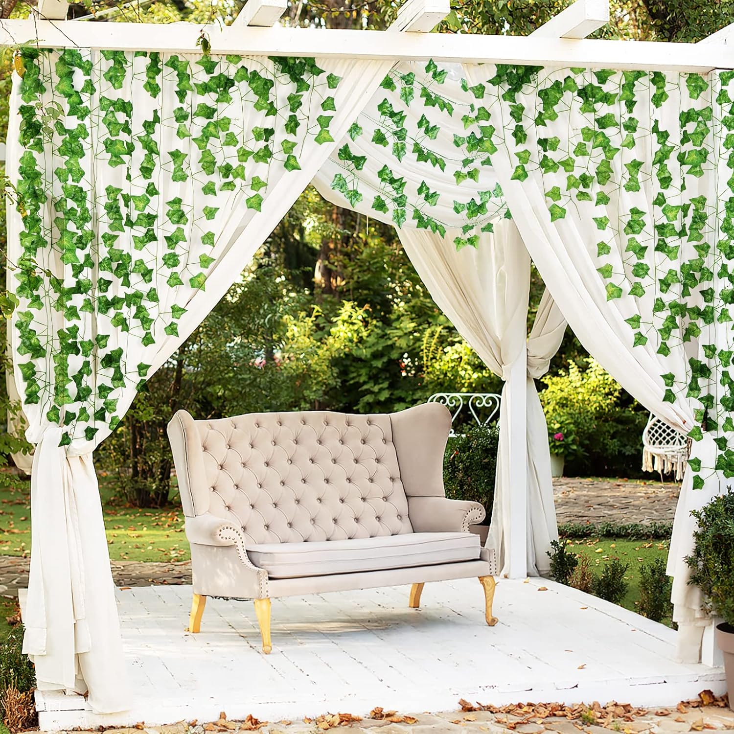 12 Pack Artificial Ivy Garland 86 Feet Long