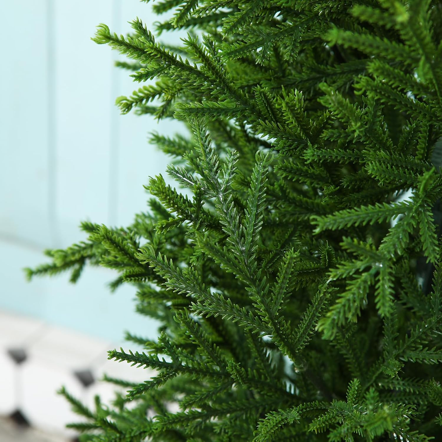 Artificial Cedar Topiary Trees Set of 2 4FT Indoor Outdoor